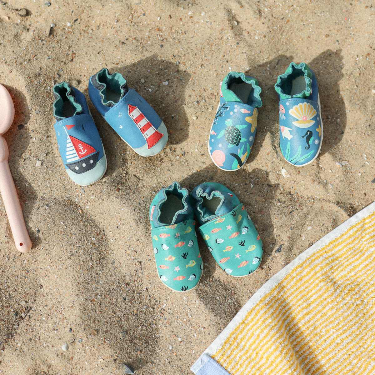 Chausson bébé imprimé été