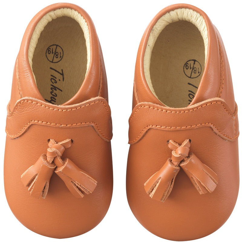 chaussures-bebe-cuir-souple-charly-camel-face