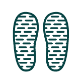 pictogramme semelle antidérapante sur nos chaussons