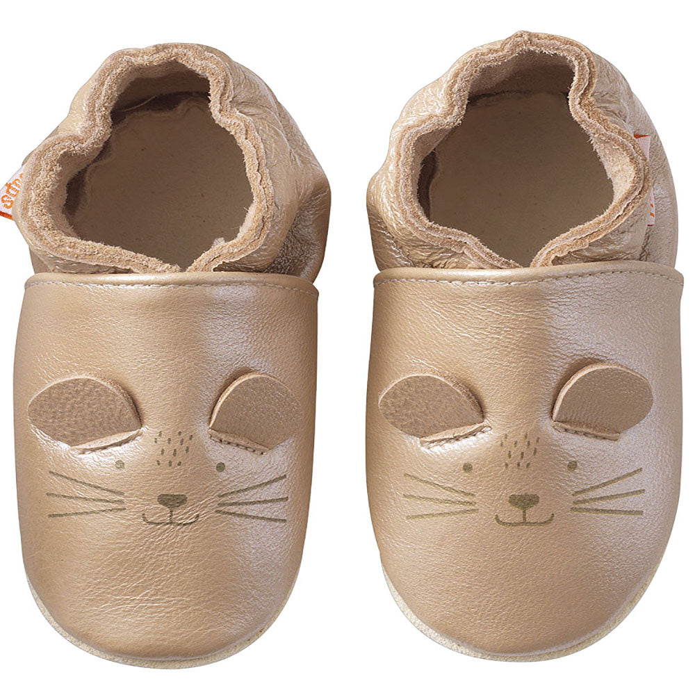 Sterntaler Chaussons Bébé Fille Uni - Feutre Laine Avec Velcro Et Semelle Antidérapante