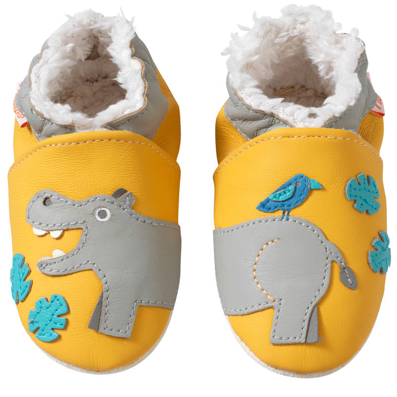 chaussons-bebe-cuir-souple-pablo-hippo-face