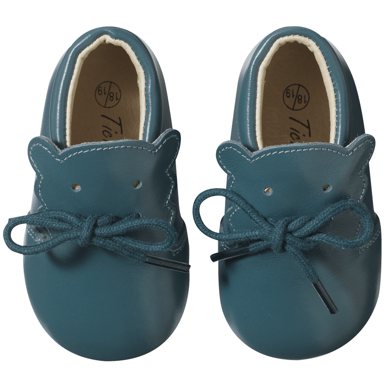 chaussure-bebe-cuir-souple-bobi-bleu-canard-face