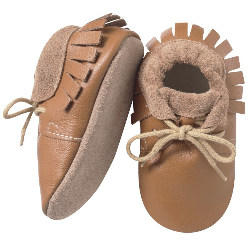 chaussures-bebe-cuir-souple-camel-a-franges-semelle