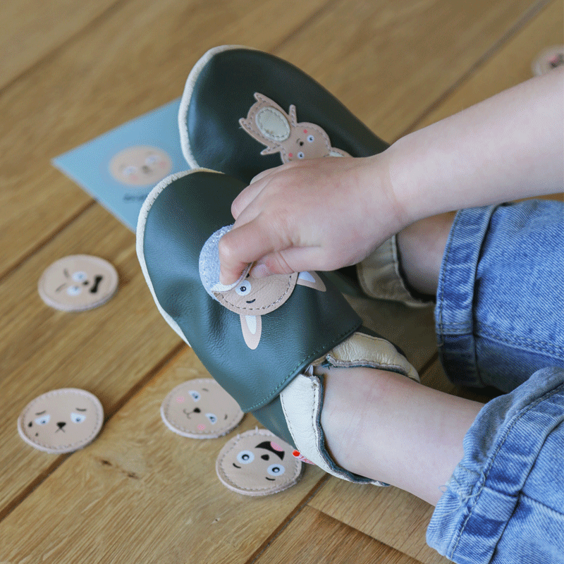 chaussons-bebe-cuir-souple-emotions-lapin-face