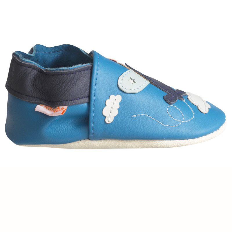 chaussons-bebe-cuir-souple-leon-avion-redoute
