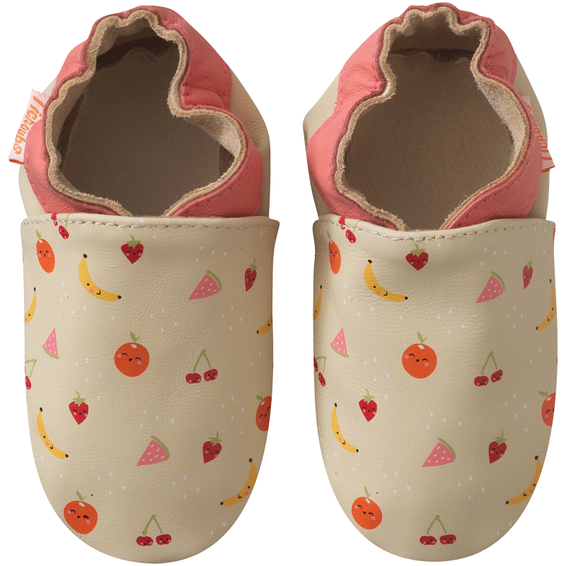 chaussons-bebe-cuir-souple-lizzie-fruits-face