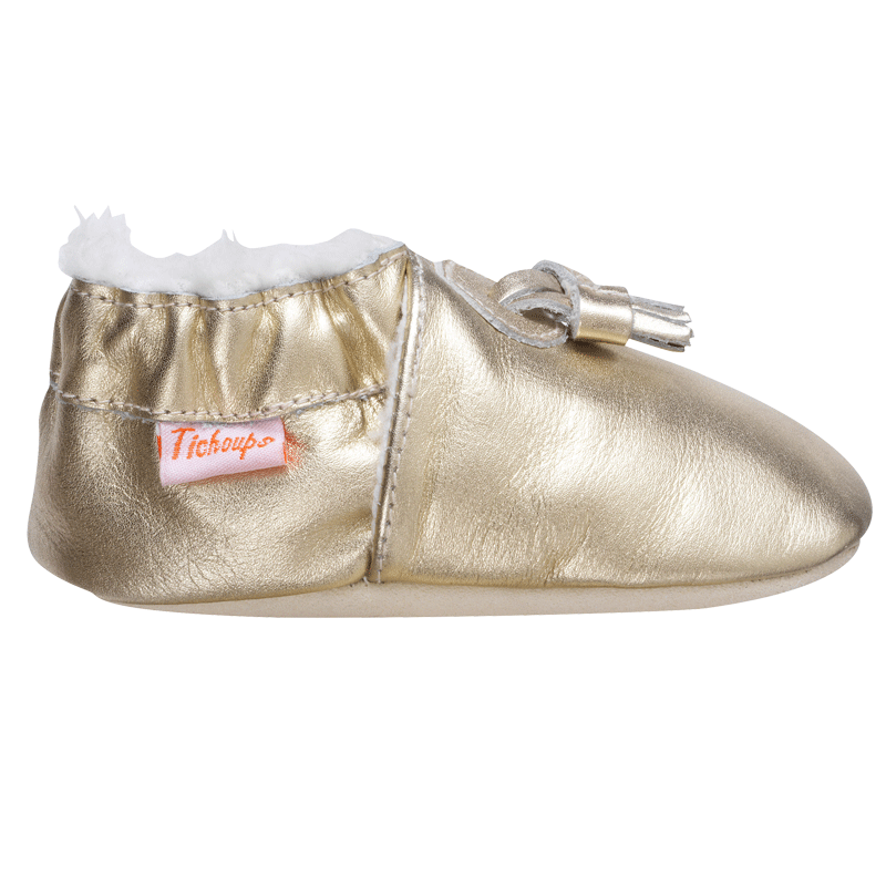 Chaussons-cuir-couple-uni-pampilles-fourres-dore-redoute