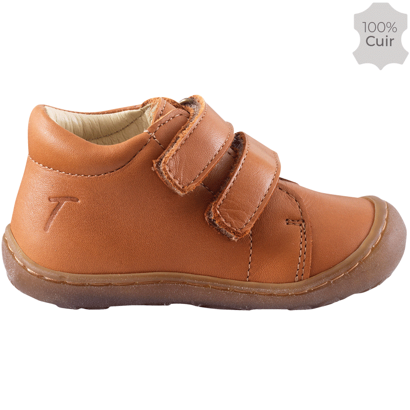 chaussures-premiers-pas-pumpy-cognac-redoute