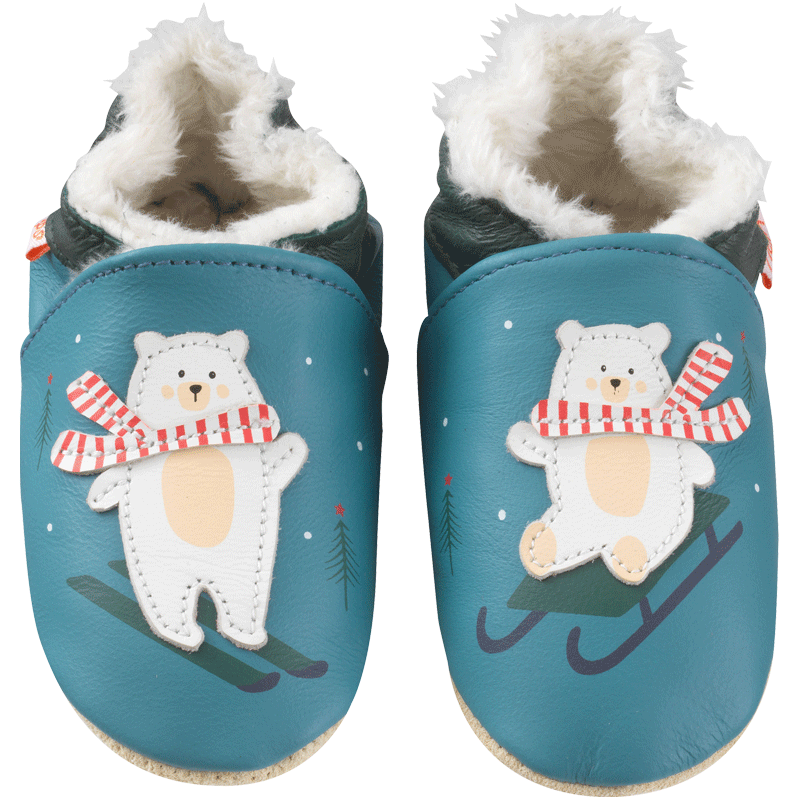 Chaussons cuir souple pas cher clearance