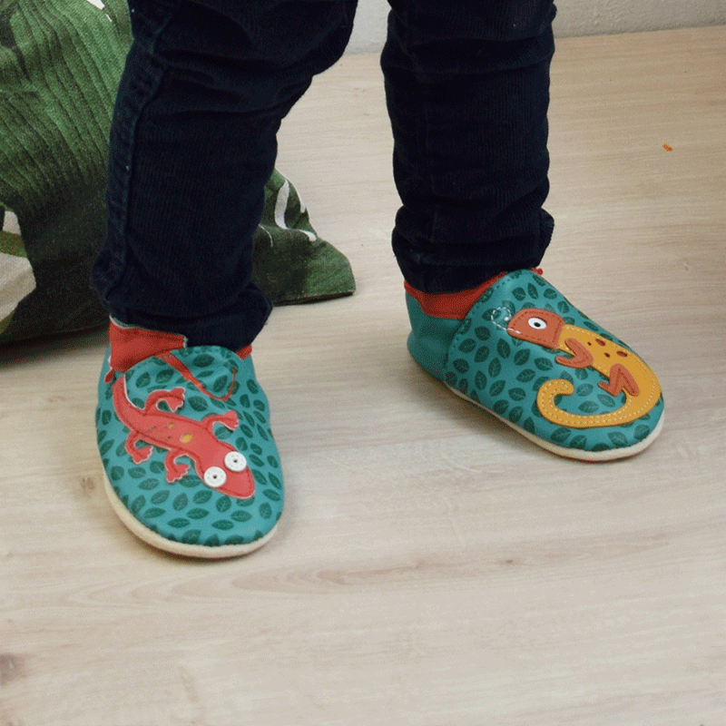 chaussons-bebe-cuir-souple-salomon-cameleon-portee