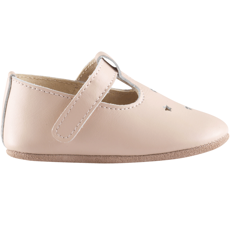 chaussures-bebe-cuir-souple-star-ecru-redoute