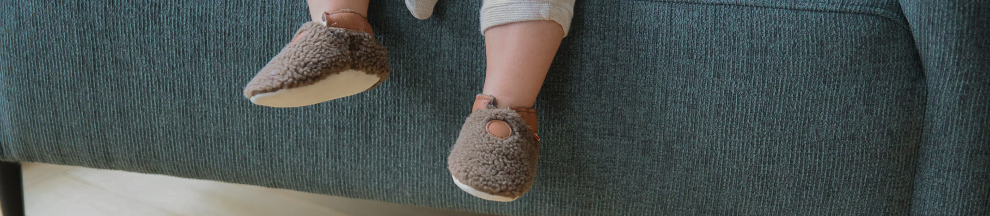 Chaussures bébé cuir souple salomé havane - Tichoups
