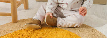 Chaussons Bébé En Cuir Souple - Semelle Daim Antidérapante, élastique Cheville - Pour Premiers Pas 0-24 Mois, Fille Et Garçon - 5
