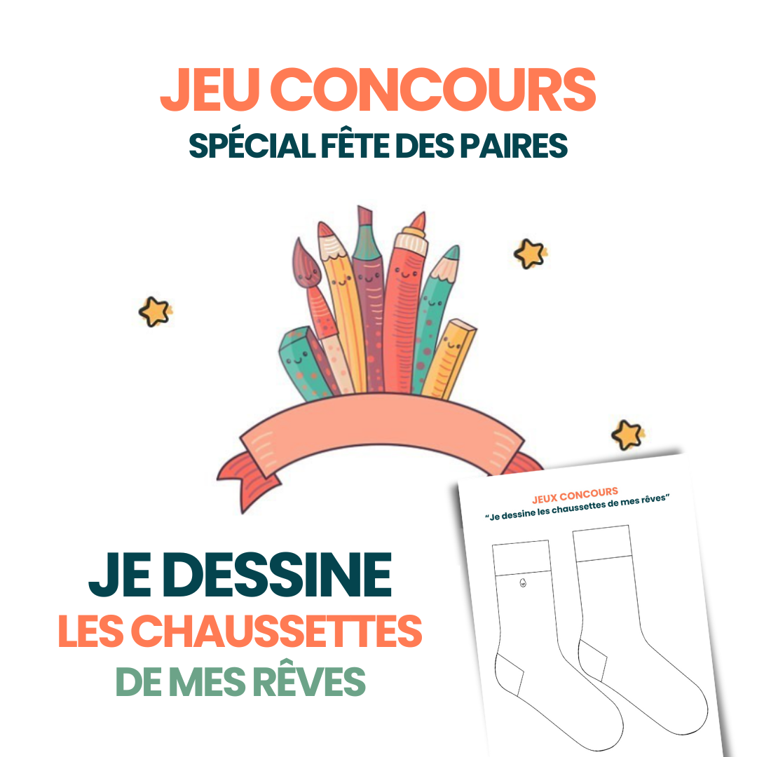 Concours  -"Je dessine les chaussettes de mes rêves"