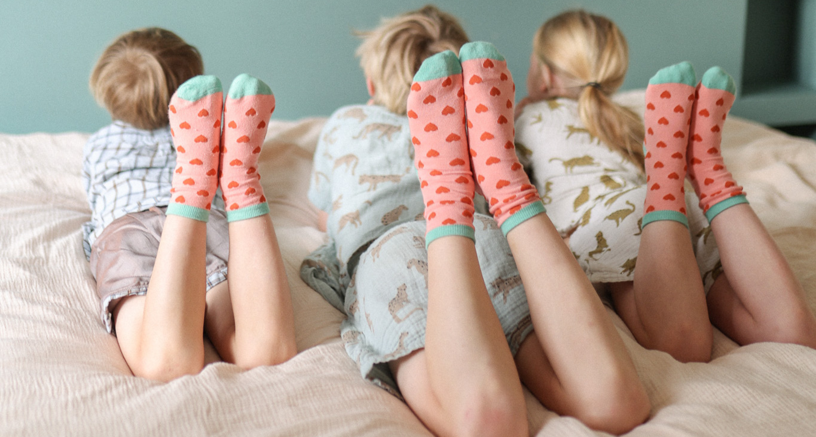 Chaussettes sans couture coeurs