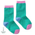 Unies paillettes – vert et rose
