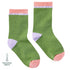 Unies - vert olive et rose