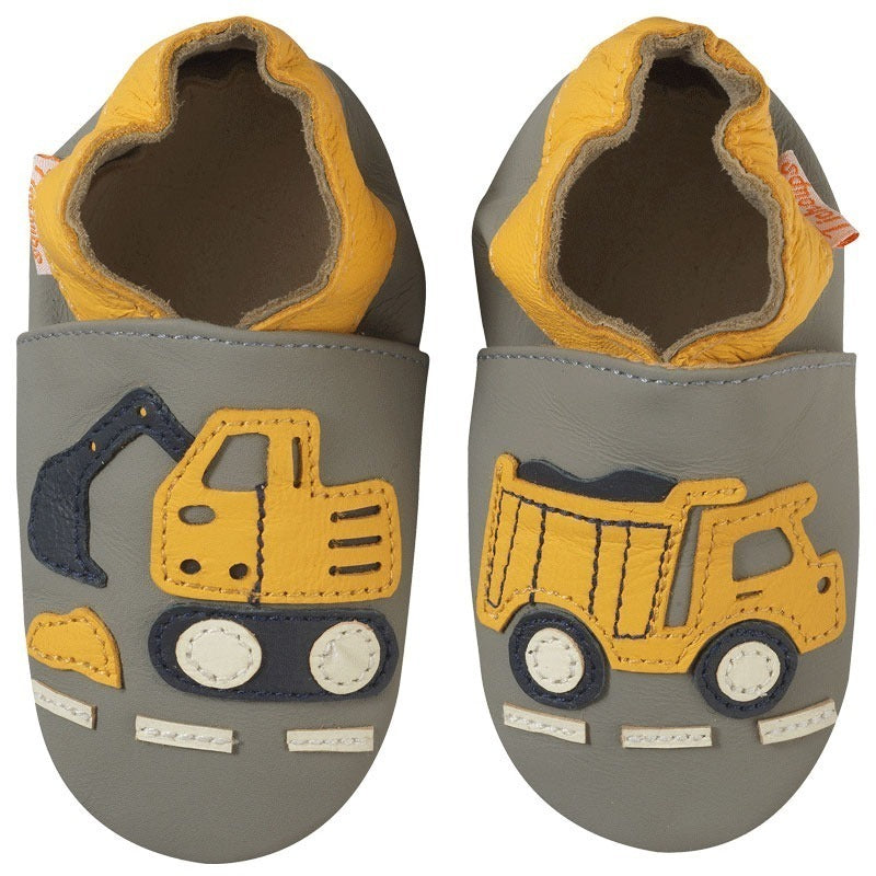 chaussons-bebe-cuir-souple-bartholome-chantier-face