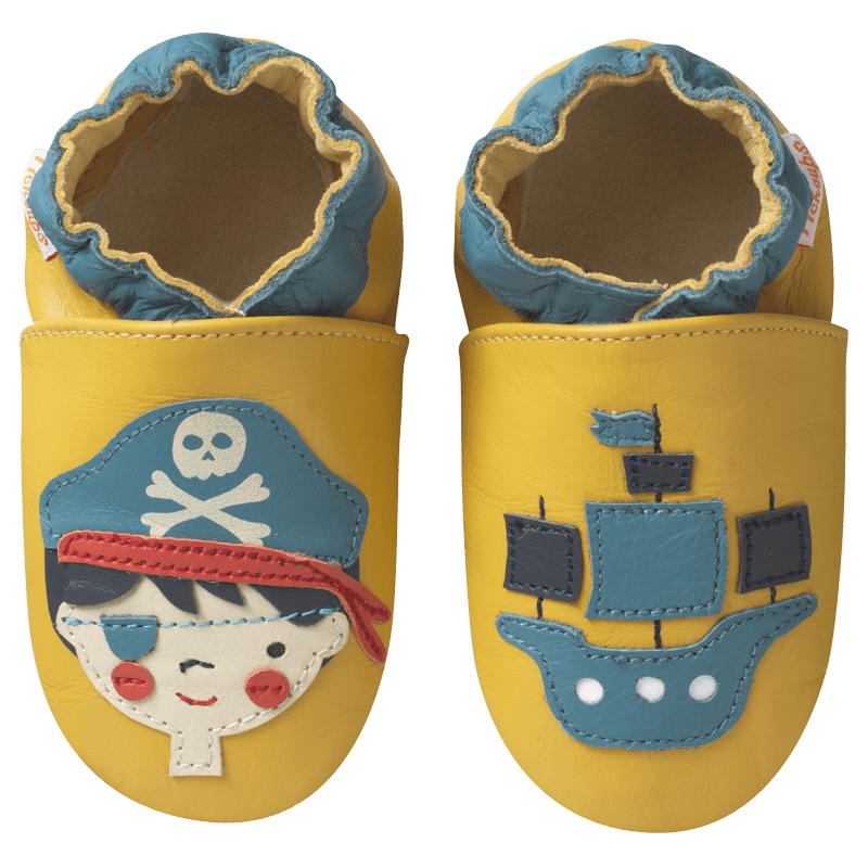 chaussons-bebe-cuir-couple-jack-le-pirate