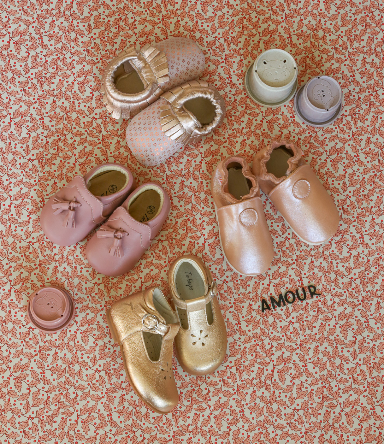 Chaussure bébé en cuir souple - Petits Moussaillons