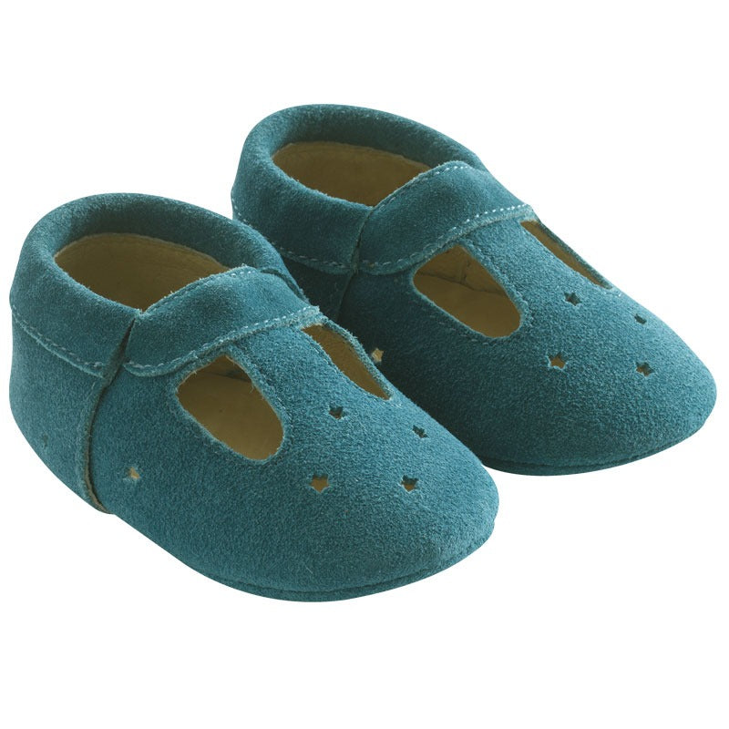 chaussures-bebe-cuir-souple-touti-bleu-canard-profil