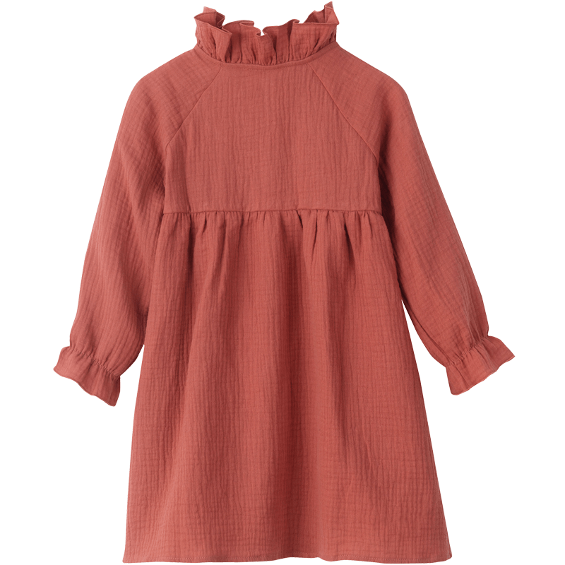 Chemise de nuit terracotta