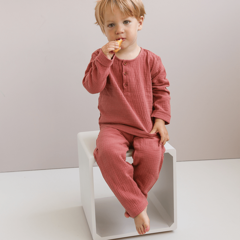 Pyjama gaze de coton hotsell