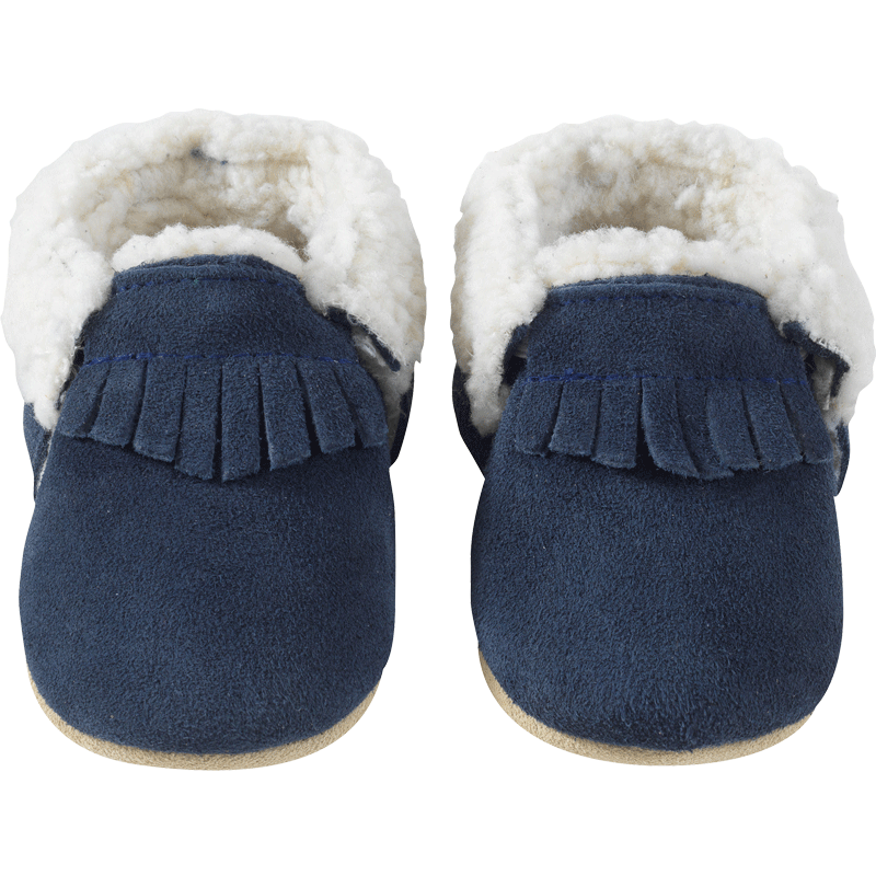 Chaussons souples fourres laine Perfection Moutarde - Chaussons Kivala