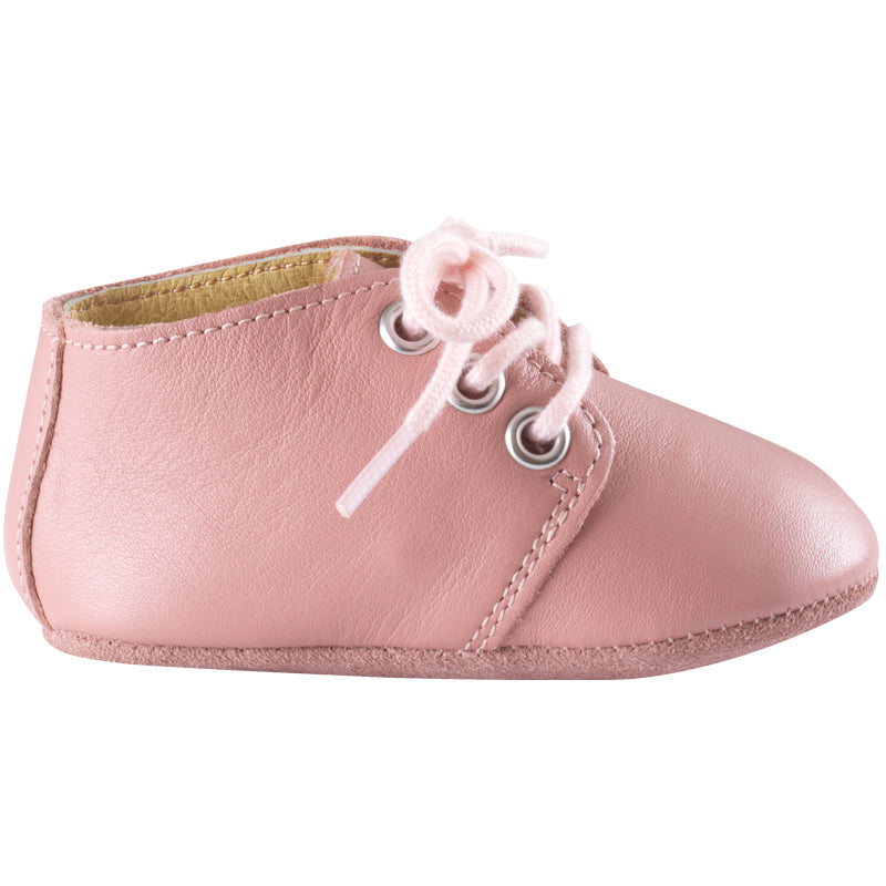 chaussure-bebe-cuir-souple-gaby-rose-velours-redoute