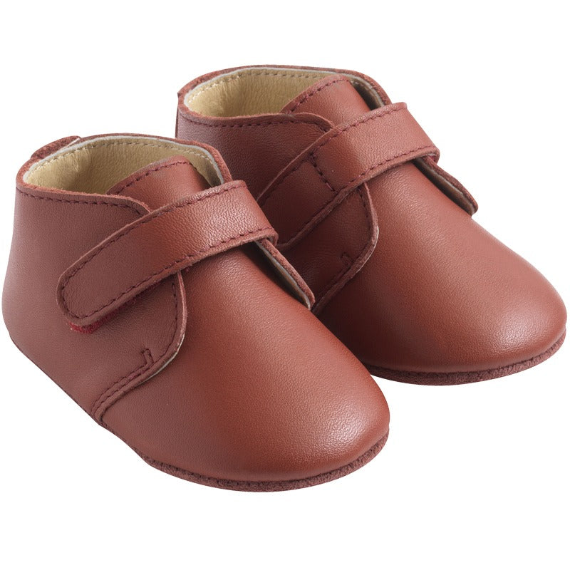 chaussure-bebe-cuir-souple-malou-havane-profil