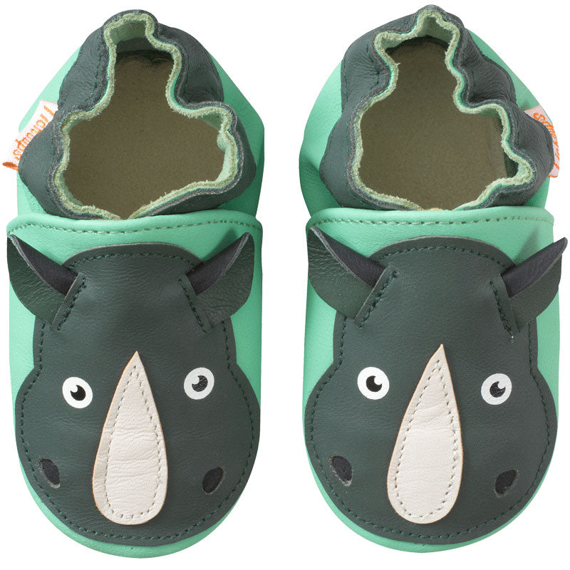 Chaussons B b en Cuir Souple Tichoups
