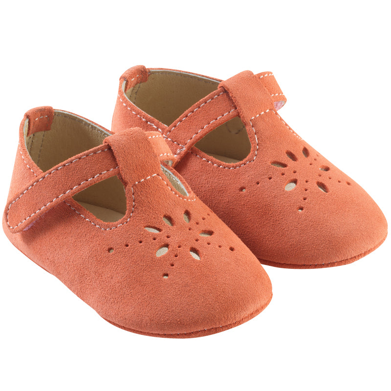 chaussures-bebe-cuir-souple-salome-brique-profil