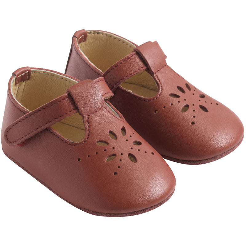 chaussures-bebe-cuir-souple-salome-havane-profil