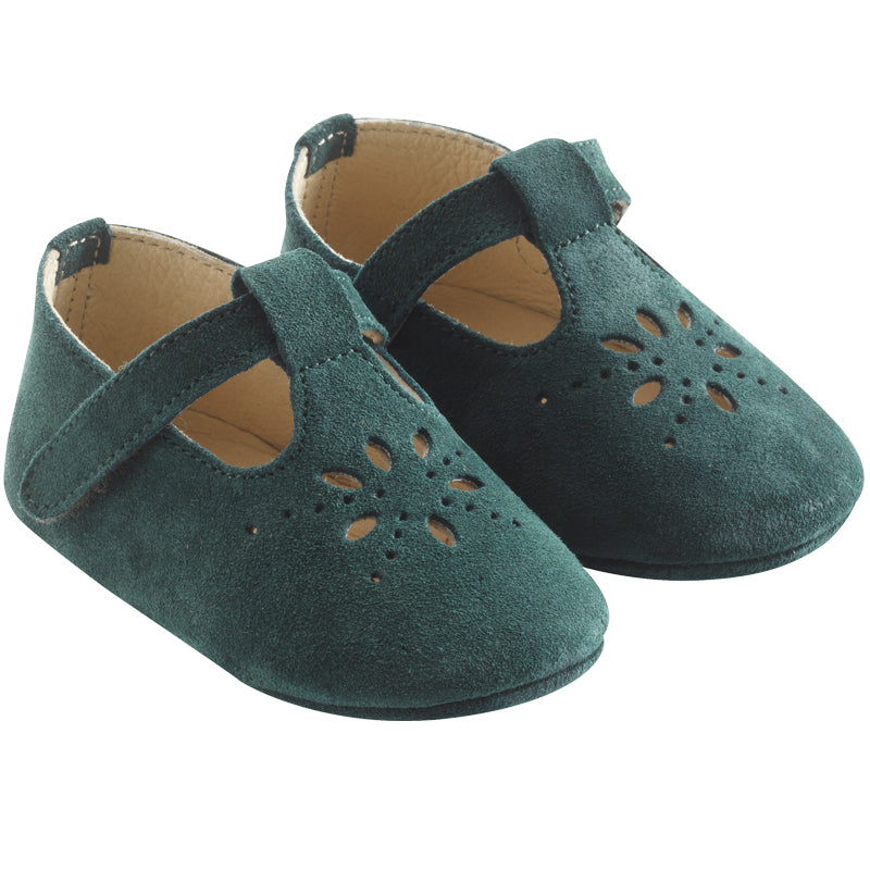 chaussures-bebe-cuir-souple-salome-vert-profil
