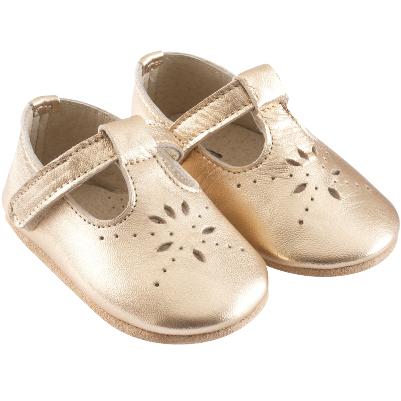chaussures-bebe-cuir-souple-salome-doree-profil