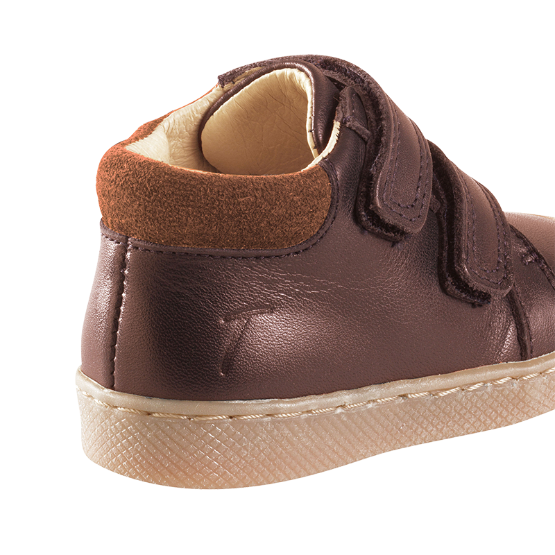 Baskets enfant scratchy chocolat Tichoups