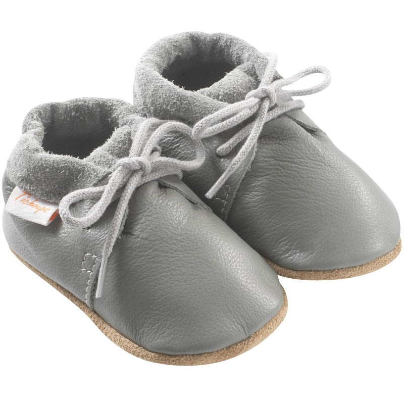 chaussures-bebe-cuir-souple-grises-profil