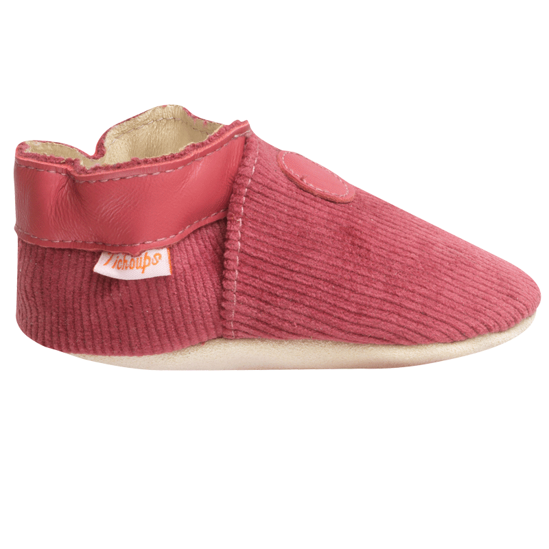 Chaussons-velours-framboise-redoute