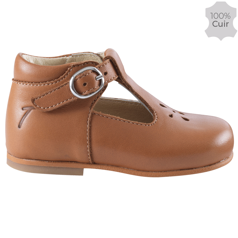 chaussures-premiers-pas-vicky-cognac-profil